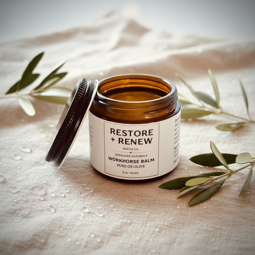 Workhorse Balm - Pure O3 Olive - Highly ozonated olive oil 